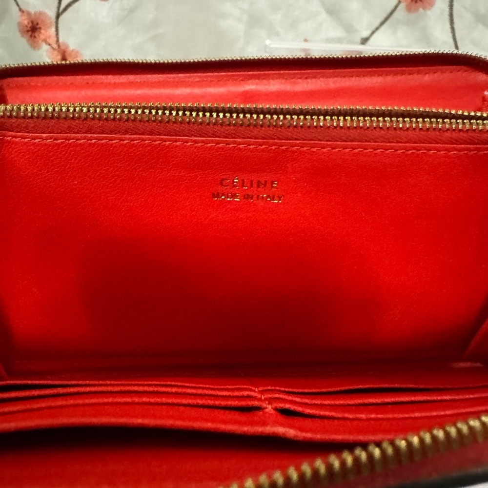Celine Red Leather Women's wallet/cluch - Picture 8 of 8
